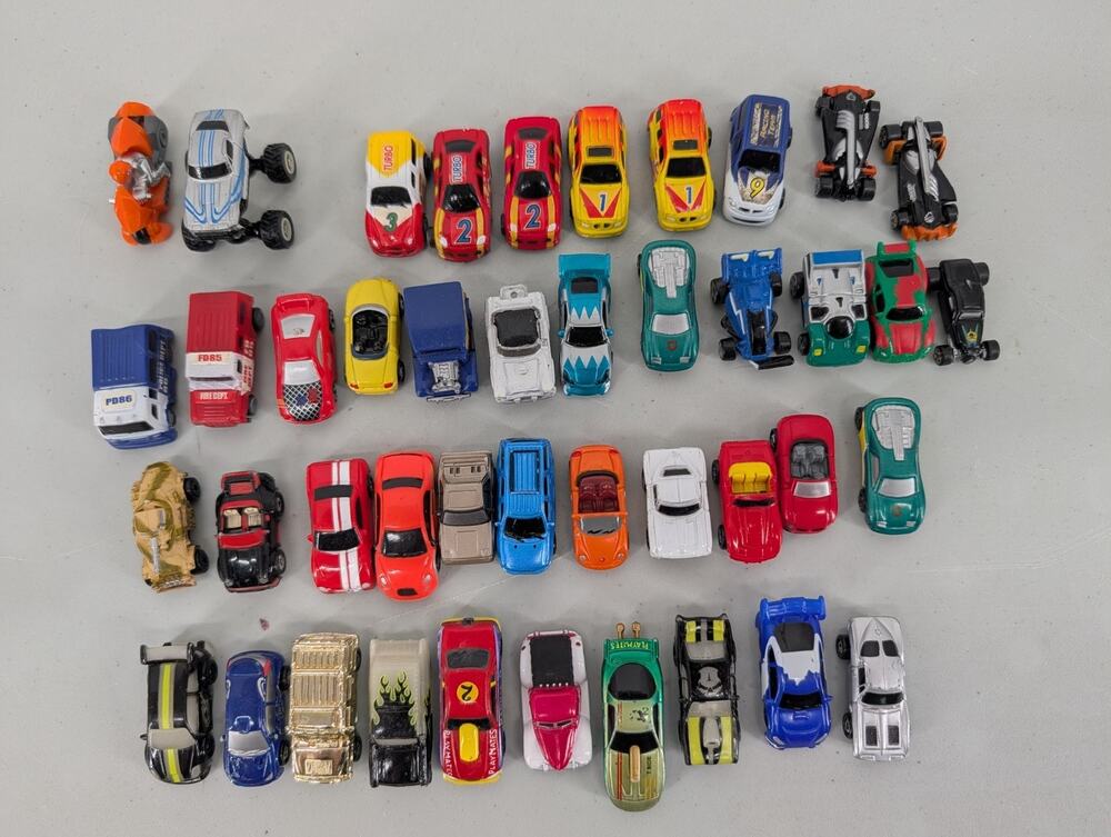 43 Vintage Hot Wheels Micro Machines Speedeez Cars Trucks Boats Race More